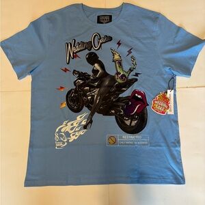 Mens Wedding Cake Brand T-shirt - Sky Blue - Size 2XL